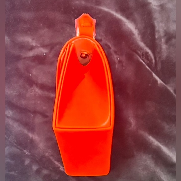 NEW - NEON ORANGE CROSSBODY CLUTCH - Picture 2 of 5